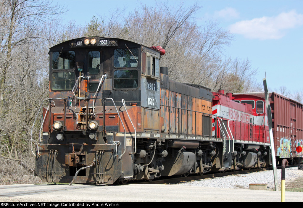 Shoving into the siding